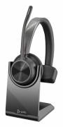 HP Poly Voyager 4310 - Voyager 4300 UC series - headset - på örat - Bluetooth - trådlös, kabelansluten - USB-A - svart - Zoomcertifierad