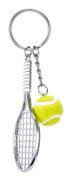 Tennisracket nyckelring, metall nyckelring kreativ sportnyckelring tennis
