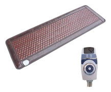 Infraröd Värmebehandlingsmatta, Uppvärmd Jade, Justerbar Timer & Temperatur, Ivory, 220V
