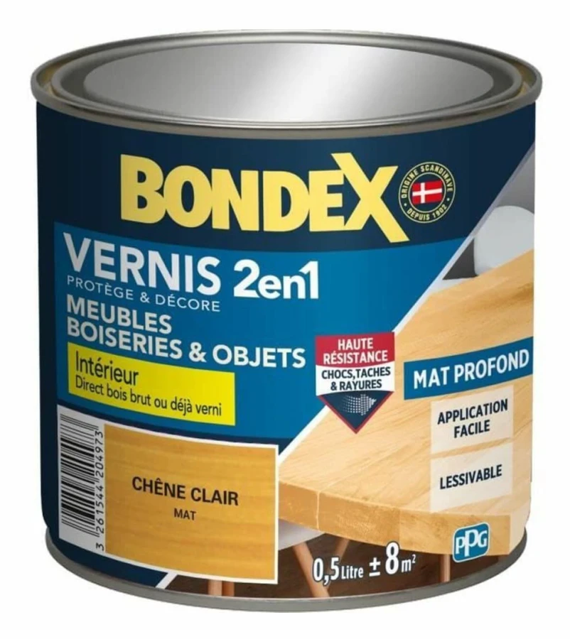 Lack trä ek ljus matt - BONDEX - 0,5 L