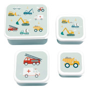 A little lovely company - Lunch Snack Box Set - Vehicles