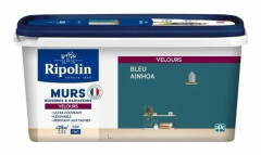 RIPOLIN Färg Sammet för Väggar, Snickerier, Radiatorer - Blå Ainhoa