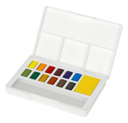Akvarellfärg - 12 halvpannor - Faber Castell - Créative Studio