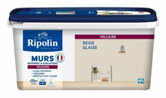 Målning dekoration väggar, snickerier & radiatorer - RIPOLIN - 441606 - Lergodsbeige - Sammet - 2,5 L