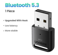 UGREEN USB Bluetooth 5.3 5.0 Dongel Adapter för PC Högtalare Trådlös Mus Musik Ljud Mottagare Sändare aptx Bluetooth 5.0