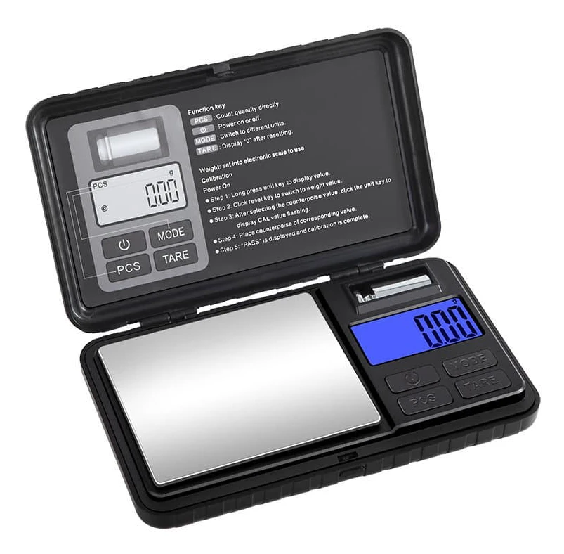 Multifunktionell Smyckesvåg Batteriutgåva 1kg/0.1g