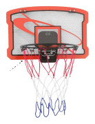 Barnens Mini Basketkorg, Väggmonterad och Dörrmontering, LED Poängtavla, Två Spellägen,Röd
