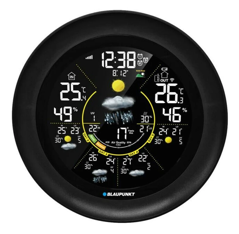 Multi-function Weather Station Blaupunkt WS65BK APP