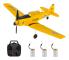 RC-flygplan, 4CH, 6-axlig gyro, EPP-skum,Gul 3 Batterier