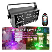 Scenlaserljus, DMX scenljus, 10W effekt, fristående design,EU-plugg