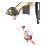 Basketbollkorg, Väggmonterad, Hållbar Design, Livliga Färger,Gul