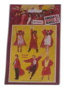 High School Musical 3 Återanvändbara 3D-klistermärken One Size Röd/Gul