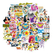 Wonder Woman Deluxe Vintage Stickers (100-pack) One Size Mul