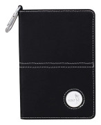 /HA/Deluxe PU Läder Golf Scorecard Hållare Läder och Avståndsbok - Gratis Bollmarkering och Penna