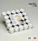 Set med levande ljus Magic Lights 50 Delar Vit