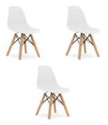 ZUBI stol - vit x 3