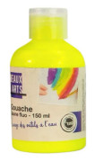 MégaCréa DIY - Fluorescerande gouache för barn Gul 150ml