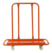 Lastkapacitet 2200 lbs, Q235 stålmaterial, nylonhjul,Orange