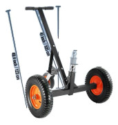 Trailer Dolly, 1000 lbs dragkapacitet, justerbar höjd på dragkulan,svart