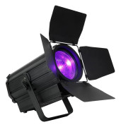 Scenljus, 250W utgång, RGBW varm och kall vit, justerbar fokus,EU-plugg, 250W RGBW