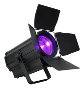 Spotlight, 250W, 6 DMX-kanaler, Zoomområde 15-55°,RGBW, EU-plugg