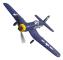 Mini F4U RC-flygplan, 400 mm vingspann, nybörjarvänlig design,RTF 3 Batterier