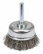 YATO ändborst/ändstålborste med skaft 50 mm rostfritt stål (INOX)