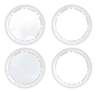 Hjulskydd, 19 tum storlek, hållbart ABS-material,19 tum vit