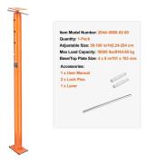VEVOR Golvjack, Max Last 18000 lbs, Justerbar Höjd 19-100 tum,18000lbs 56to100in