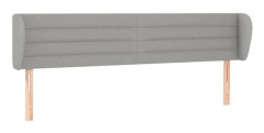 Huvudgavel - Ej specificerat - 203x23x78/88 cm - Ljusgrå - Klassisk - Höjdjusterbar