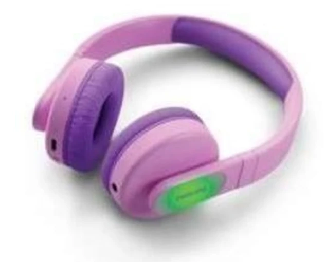 Philips Kids TAK4206PK - Hörlurar - på örat - Bluetooth - trådlös, kabelansluten - 3,5 mm kontakt - rosa