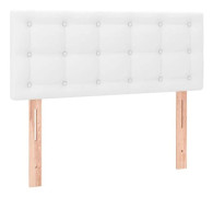 Sänggavel - Möbler - Klädd - 100x5x78/88 cm - Syntetiskt läder - Vit