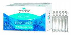SYMPHAR fysiologisk saltlösning NaCl 50 x 5 ml