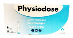 PHYSIODOSE fysiologisk saltlösning NaCl 0,9 % Gilbert 40 x 5 ml