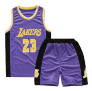 Lakers #23 Lebron James Jersey Nummer 23 Basketboll Uniform Set Barn Vuxna Barn