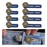 8 Pcs Pants Button Extenders, Adjustable Waist Extender for Trousers, Button Waist Extender