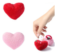 2-pack (Rosa & Röd) Handledsnålskuddar för Sömnad med Elastiskt Band - för Handarbete eller DIY-pyssel