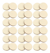 /HH/50 st Runda Träskivor Runda Hörn Träutskärningar Gravyr Träskivor Trärunda Hantverk Trä C Beige Beige 4CM