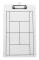 Tennis Whiteboard Tennistränare Board Tävlingsstrategi Board Tennis Clipboard