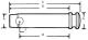 Stift 22x55 mm kat.1 Kramp Z422055KR