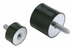 Gummistötdämpare hona/hane typ B, Fi 30x20 mm, M8x6 mm, M8x23 mm, cylindrisk 84247