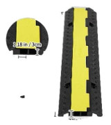 Kabelskyddsramp, Tungt Tjänst, TPR Flip-Öppet Topplock,5PCS Tejp 1.2W LBS-a