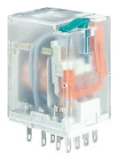 Industrirelä R4N-2014-23-1024-WT 4P-kontakter, max belastning 6A/230VAC, spole 24VDC, WT