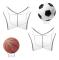 2-pack Akryl Sportbollshållare Stativ för Rugby Fotboll Fotboll Rugbybollshållare, Fotbollshållare, Basketboll, Fotboll, Volleyboll