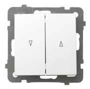 Ospel LP-7G/m/00, Vit, IP20, 250 V, 10 A, 71 mm, 40 mm