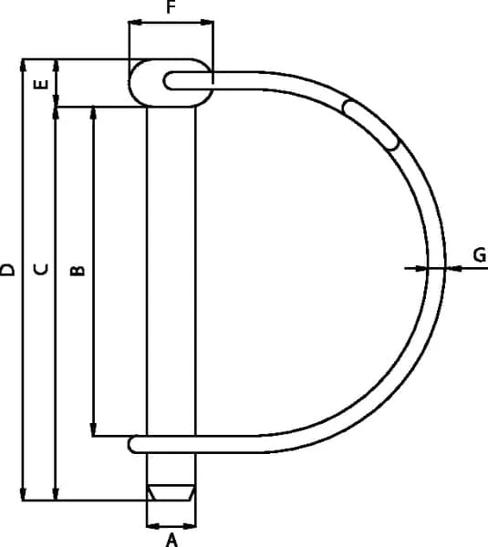 Rörformad saxsprint, 10x60 mm LP1070KR