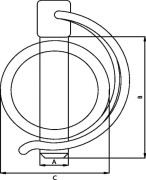 Galvaniserad rörsprint 4,5x32 mm Kramp SLP4532