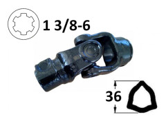 komplett koppling för 36 mm rör, 00890 85047