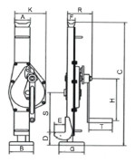 Brano järnvägslyft, 3 ton CWS3000