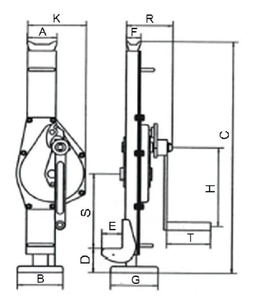 Brano järnvägslyft, 3 ton CWS3000